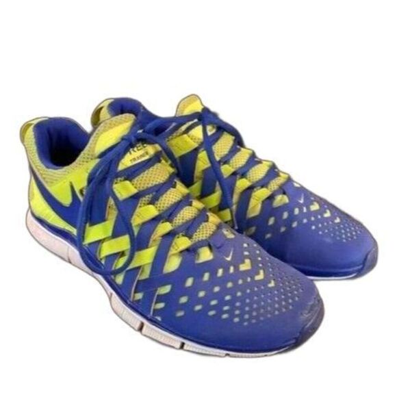 Nike Other - Nike Free Trainer 5.0 V4 Volt Hyper Blue